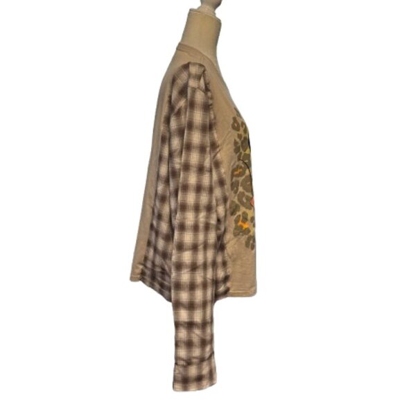 Handmade One of a Kind Upcycled Minnie Mouse Long Sleeve Pullover Shirt - Picture 4 of 7